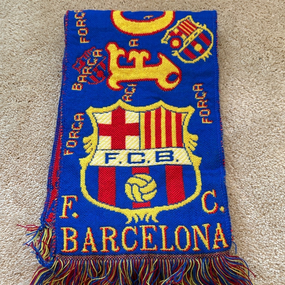 FC Barcelona Blue and Red Scarf